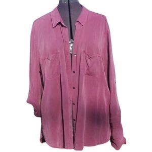 Rock and Republic Co, vintage, long sleeve blouse XL